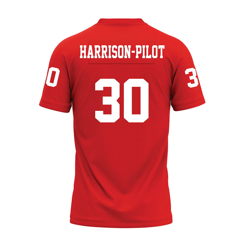 Texas Tech - NCAA Football : Mikal Harrison-Pilot - Red Premium Football Jersey-1