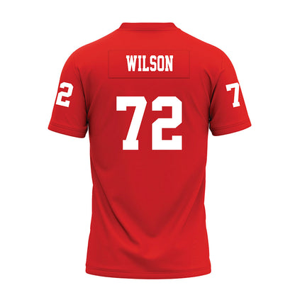 Texas Tech - NCAA Football : Sheridan Wilson - Red Premium Football Jersey-1