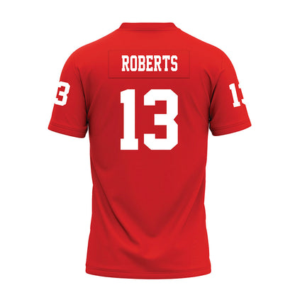 Texas Tech - NCAA Football : Ben Roberts - Red Premium Football Jersey-1