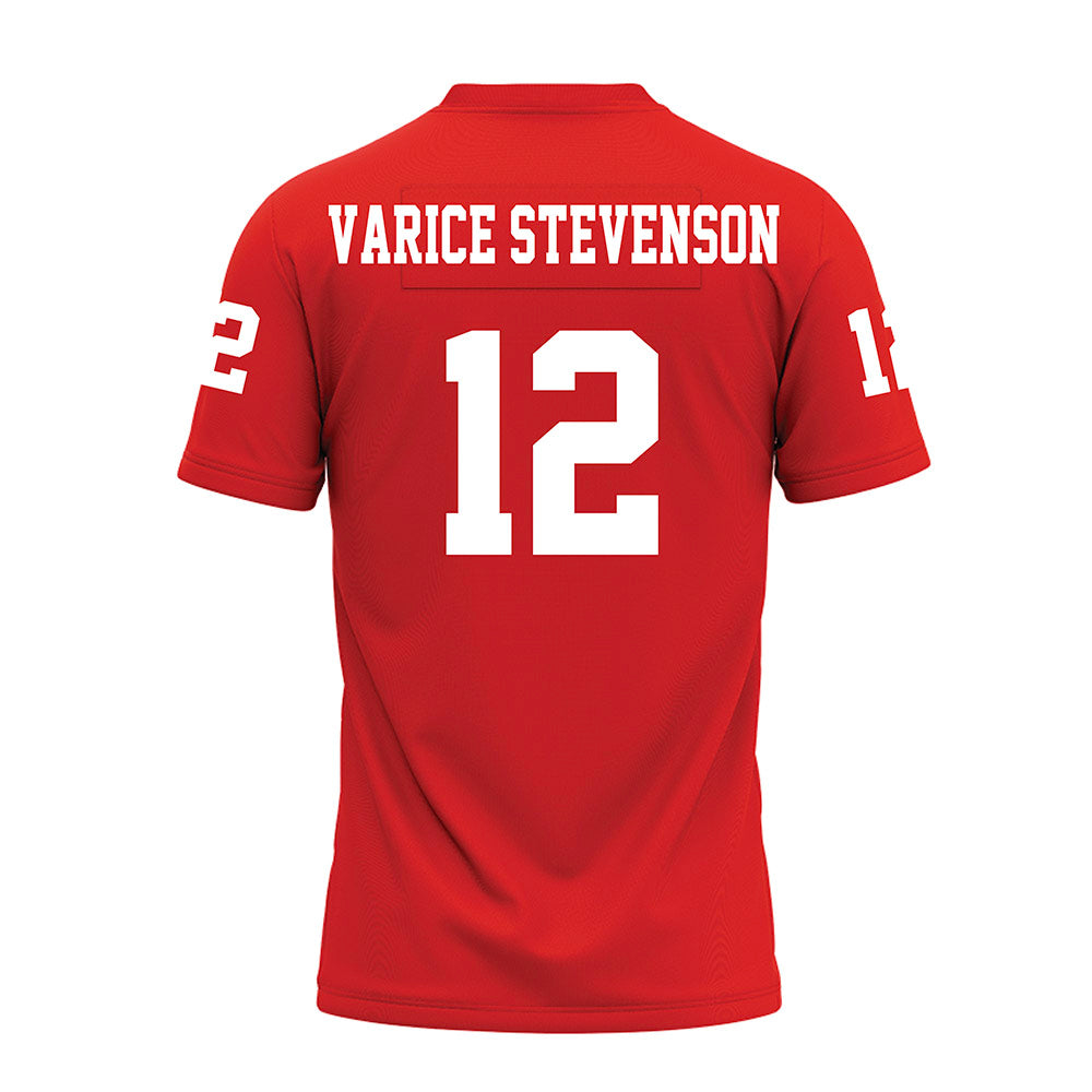 Texas Tech - NCAA Football : Marquez Varice Stevenson - Red Premium Football Jersey-1