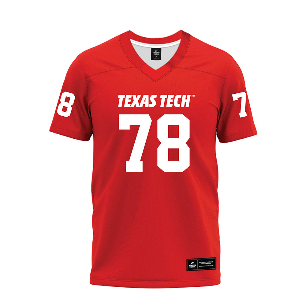 Texas Tech - NCAA Football : Ellis Davis - Red Premium Football Jersey-0