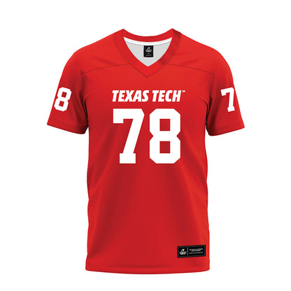 Texas Tech - NCAA Football : Ellis Davis - Red Premium Football Jersey-0