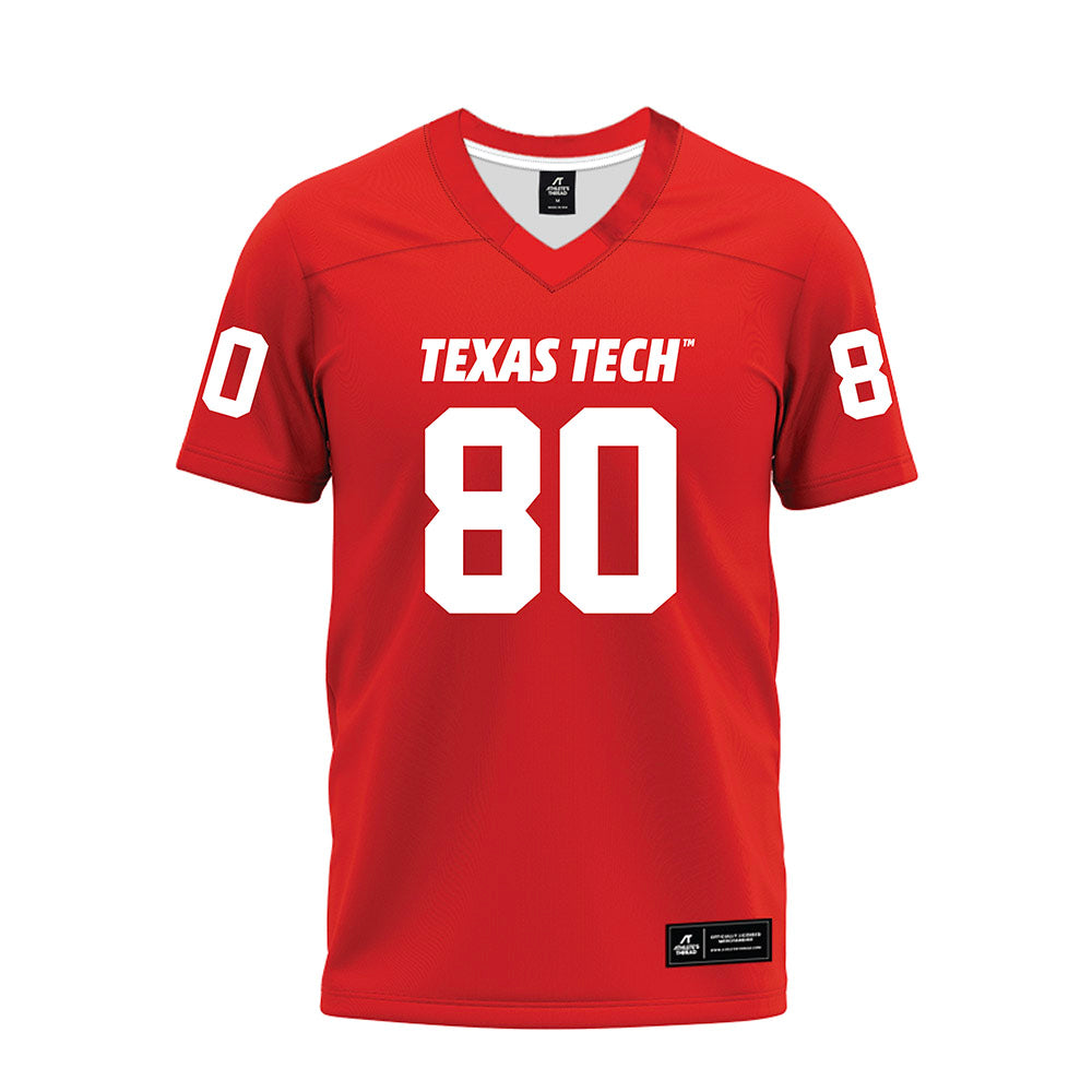 Texas Tech - NCAA Football : Kai Powell - Red Premium Football Jersey-0