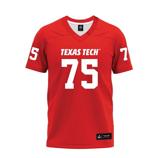 Texas Tech - NCAA Football : Garin Maley - Red Premium Football Jersey-0