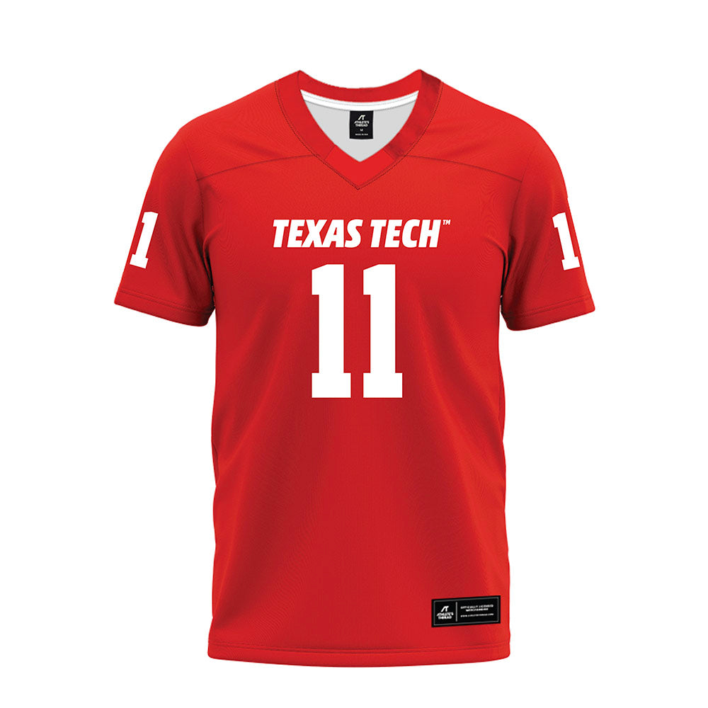 Texas Tech - NCAA Football : Charles Esters III - Red Premium Football Jersey-0
