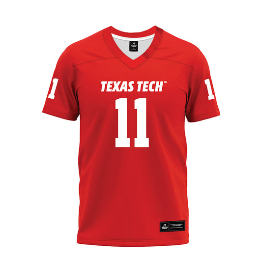 Texas Tech - NCAA Football : Charles Esters III - Red Premium Football Jersey-0