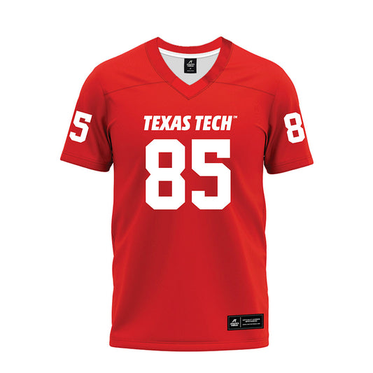 Texas Tech - NCAA Football : Dylan Spencer - Red Premium Football Jersey-0