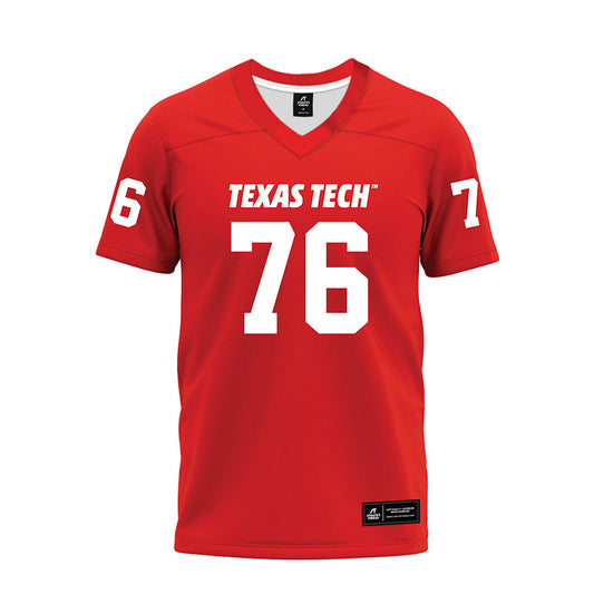 Texas Tech - NCAA Football : Will Jados - Red Premium Football Jersey-0