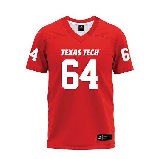 Texas Tech - NCAA Football : Jurrien Loftin - Red Premium Football Jersey-0