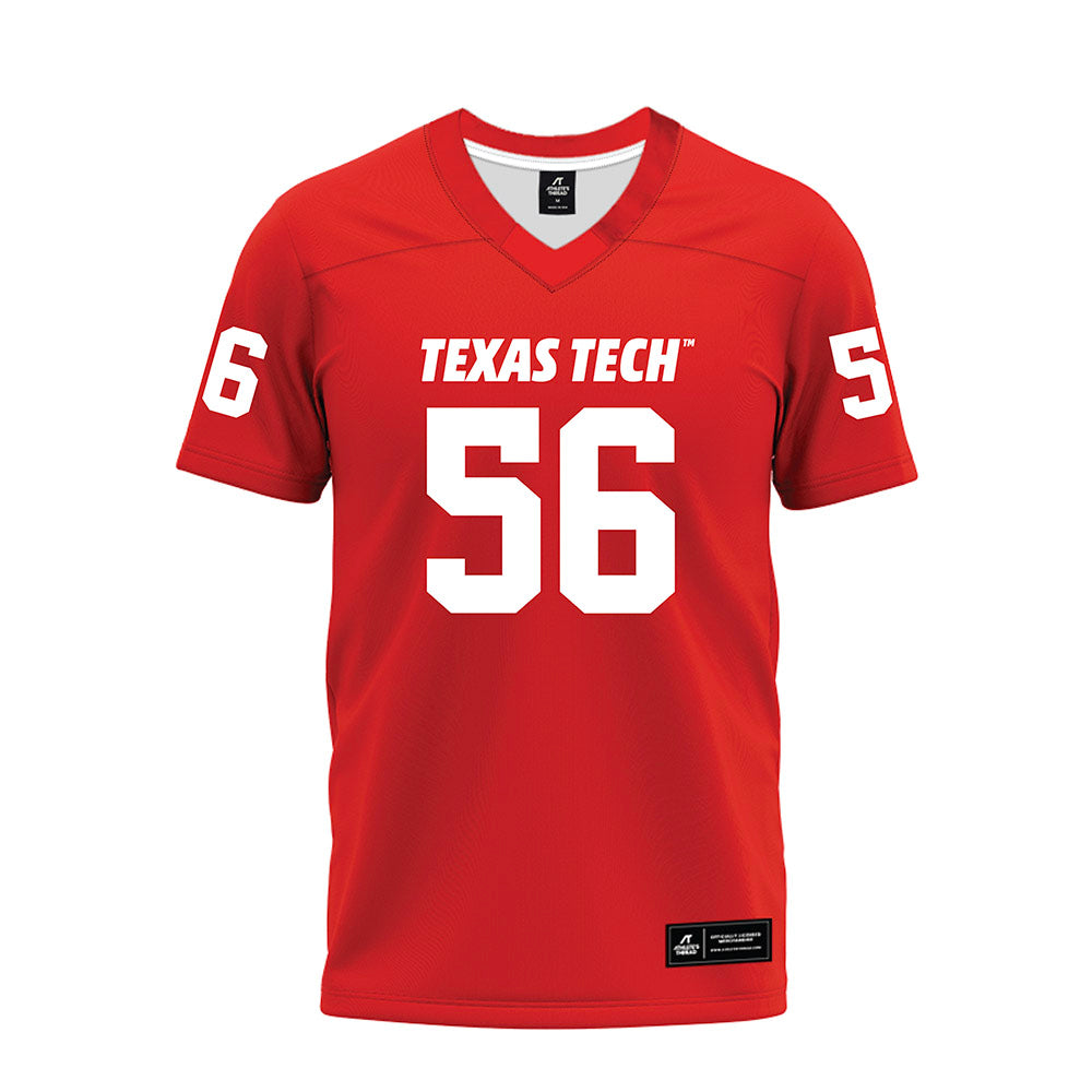 Texas Tech - NCAA Football : Davion Carter - Red Premium Football Jersey-0