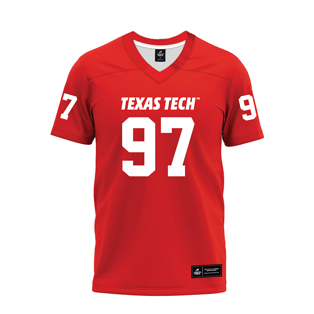 Texas Tech - NCAA Football : Charles Anderson - Red Premium Football Jersey-0