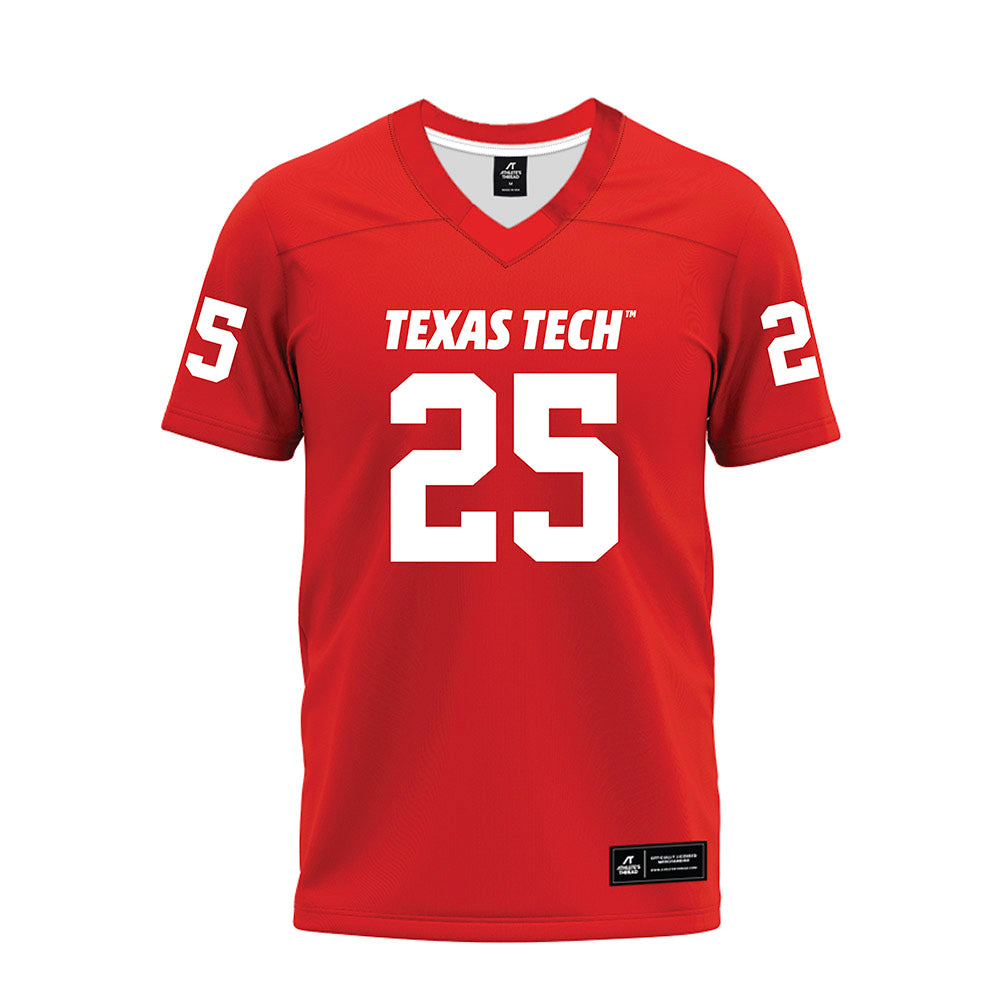 Texas Tech - NCAA Football : Chapman Lewis - Red Premium Football Jersey-0