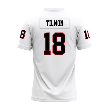 Texas Tech - NCAA Football : Terrell Tilmon - White Premium Football Jersey-1