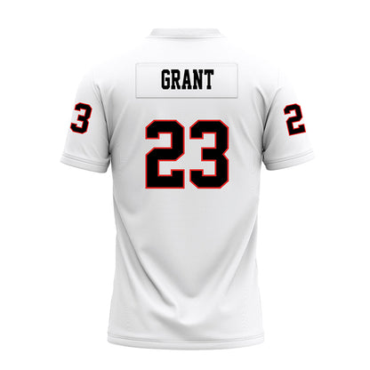 Texas Tech - NCAA Football : Tarrion Grant - White Premium Football Jersey-1