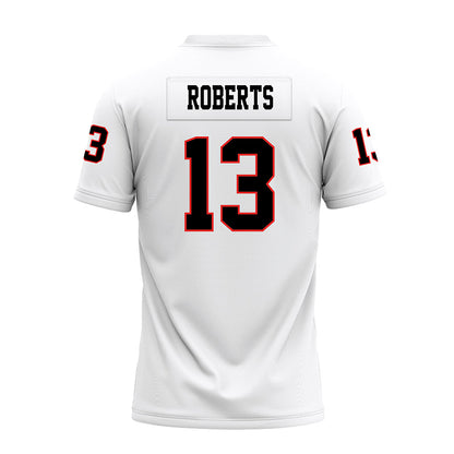 Texas Tech - NCAA Football : Ben Roberts - White Premium Football Jersey-1