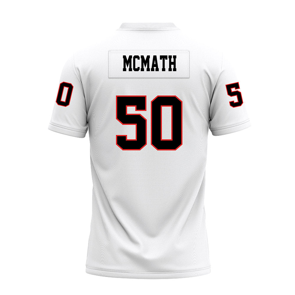Texas Tech - NCAA Football : Patrick McMath - White Premium Football Jersey-1