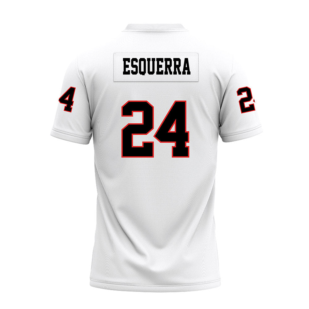 Texas Tech - NCAA Football : Malik Esquerra - White Premium Football Jersey-1