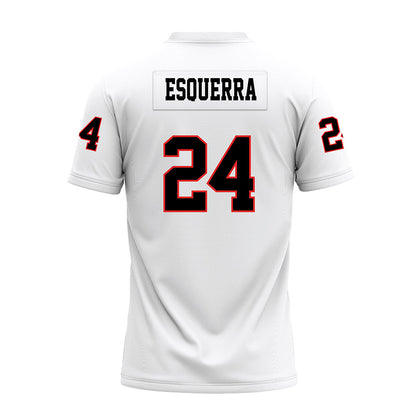 Texas Tech - NCAA Football : Malik Esquerra - White Premium Football Jersey-1