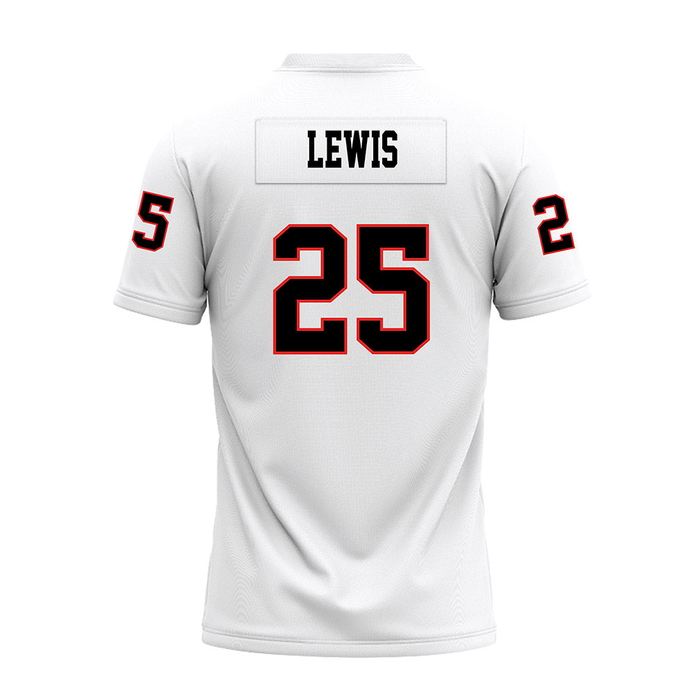 Texas Tech - NCAA Football : Chapman Lewis - White Premium Football Jersey-1