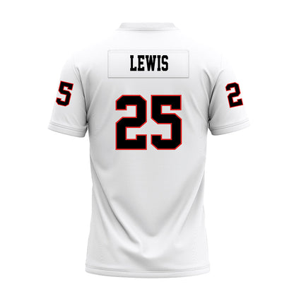 Texas Tech - NCAA Football : Chapman Lewis - White Premium Football Jersey-1