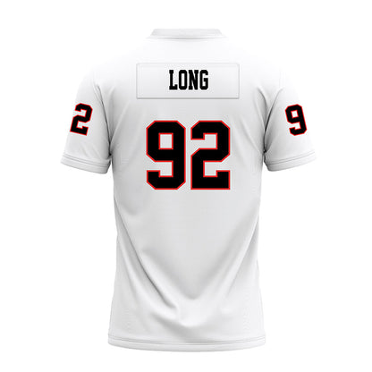 Texas Tech - NCAA Football : Kasen Long - White Premium Football Jersey-1