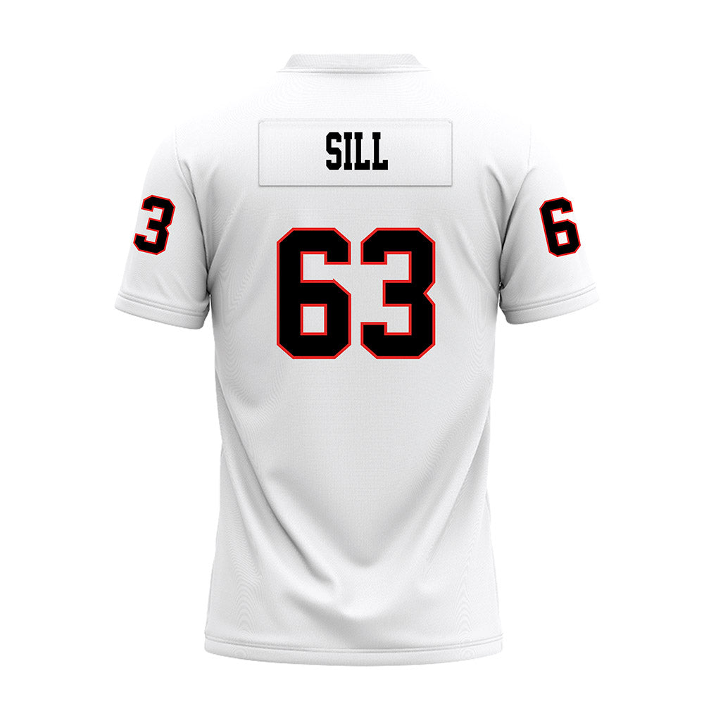 Texas Tech - NCAA Football : Daniel Sill - White Premium Football Jersey-1