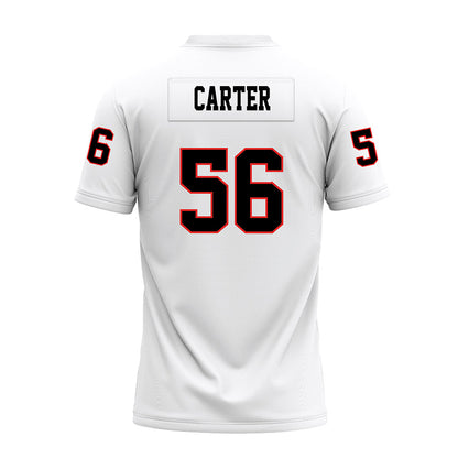 Texas Tech - NCAA Football : Davion Carter - White Premium Football Jersey-1