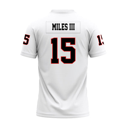 Texas Tech - NCAA Football : Oliver Miles III - White Premium Football Jersey-1