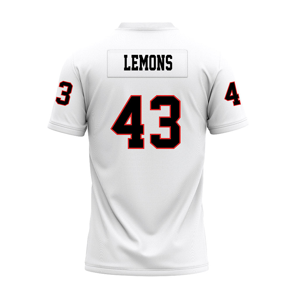 Texas Tech - NCAA Football : Chris Lemons - White Premium Football Jersey-1