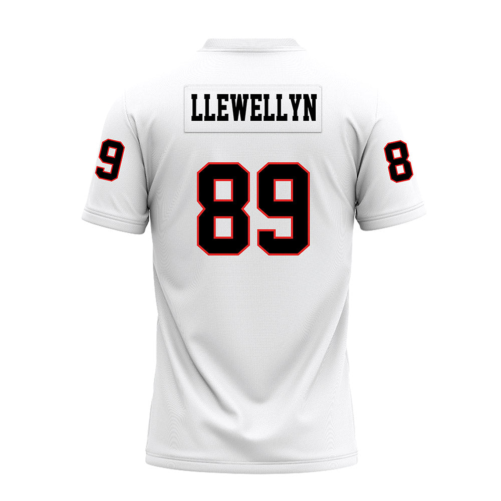 Texas Tech - NCAA Football : Jason Llewellyn - White Premium Football Jersey-1