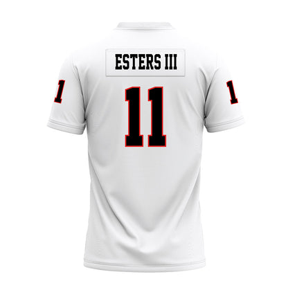 Texas Tech - NCAA Football : Charles Esters III - White Premium Football Jersey-1