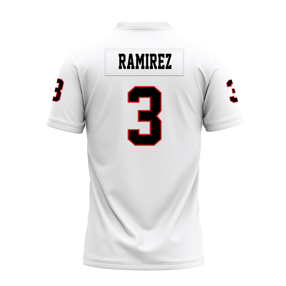 Texas Tech - NCAA Football : Bryce Ramirez - White Premium Football Jersey-1