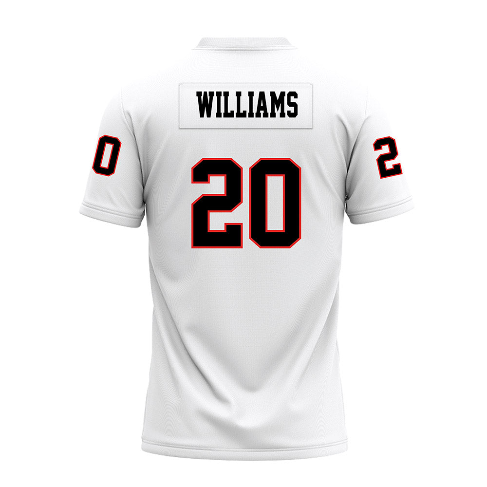 Texas Tech - NCAA Football : J'koby Williams - White Premium Football Jersey-1
