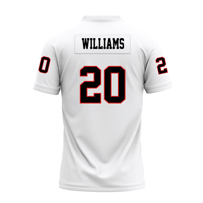 Texas Tech - NCAA Football : J'koby Williams - White Premium Football Jersey-1
