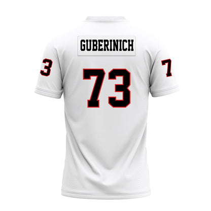Texas Tech - NCAA Football : Danilo Guberinich - White Premium Football Jersey-1