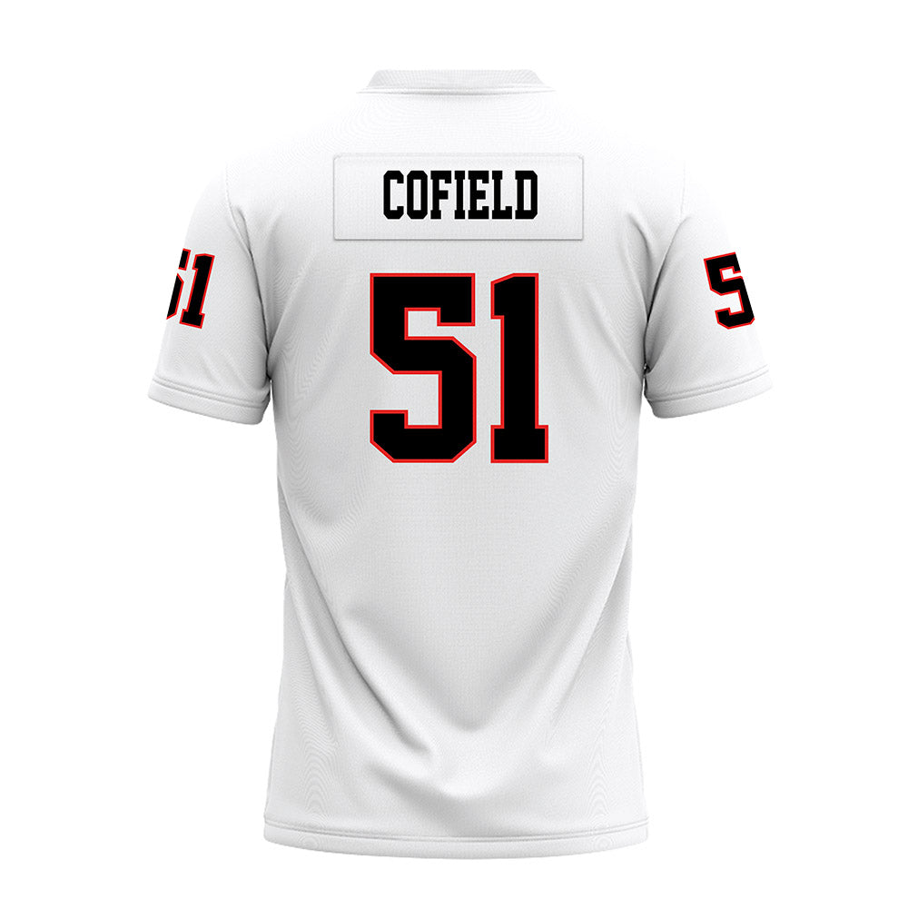 Texas Tech - NCAA Football : Jayden Cofield - White Premium Football Jersey-1