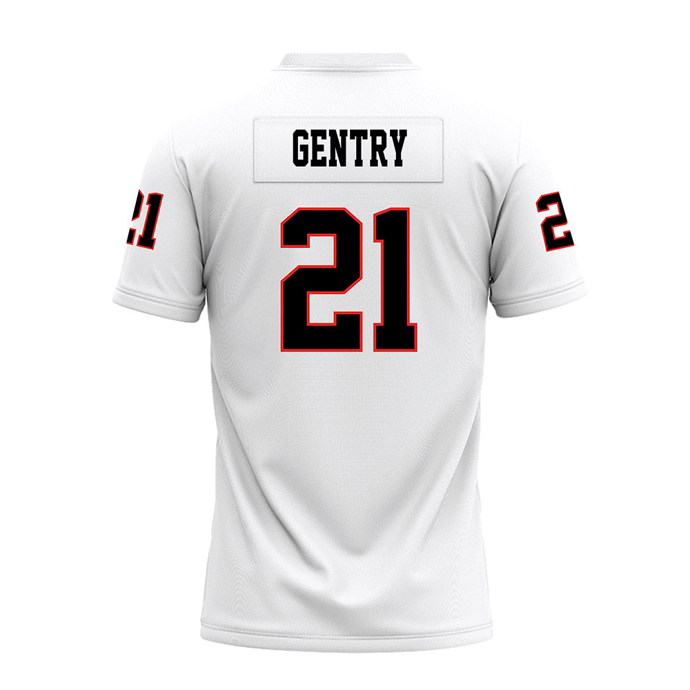 Texas Tech - NCAA Football : Tristian Gentry - White Premium Football Jersey-1