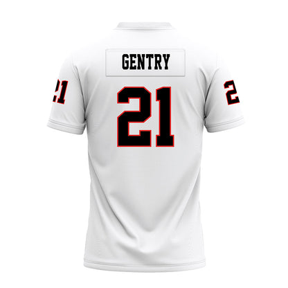 Texas Tech - NCAA Football : Tristian Gentry - White Premium Football Jersey-1