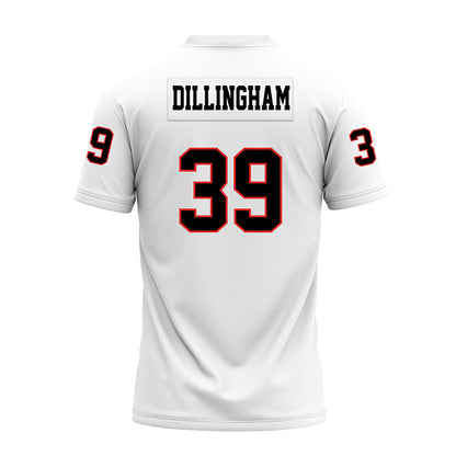 Texas Tech - NCAA Football : Luke Dillingham - White Premium Football Jersey-1