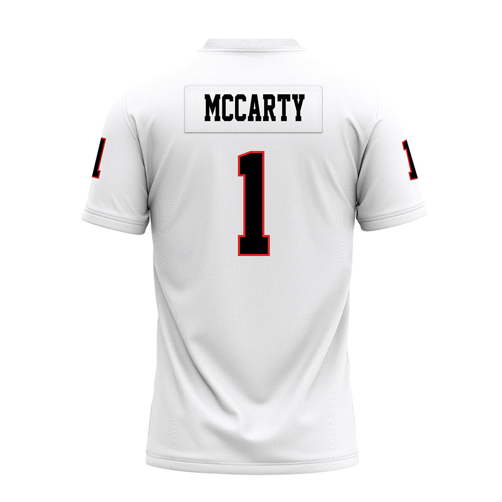 Texas Tech - NCAA Football : AJ McCarty - White Premium Football Jersey-1
