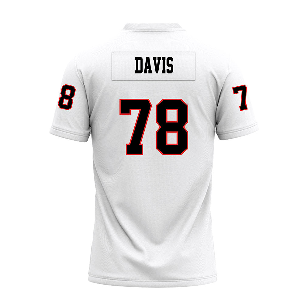 Texas Tech - NCAA Football : Ellis Davis - White Premium Football Jersey-1