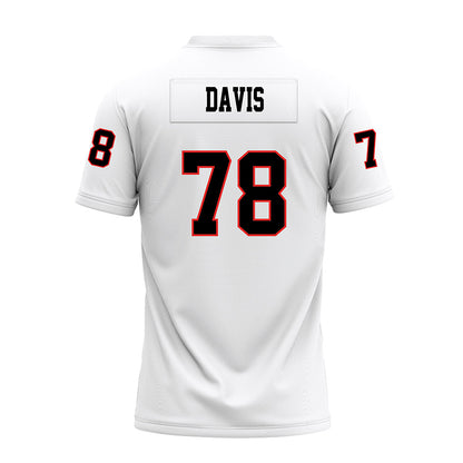 Texas Tech - NCAA Football : Ellis Davis - White Premium Football Jersey-1