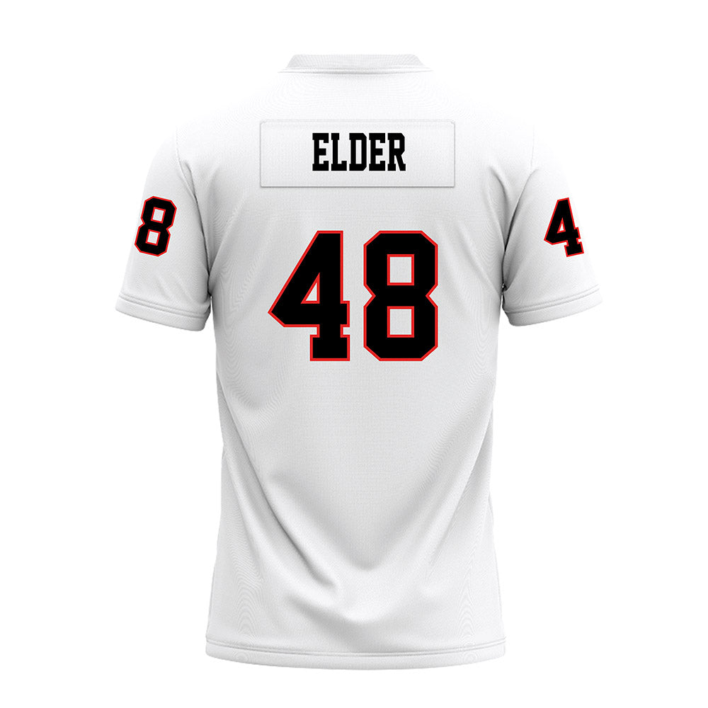 Texas Tech - NCAA Football : Gage Elder - White Premium Football Jersey-1