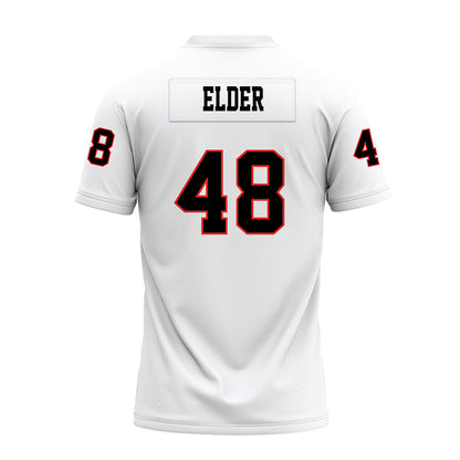 Texas Tech - NCAA Football : Gage Elder - White Premium Football Jersey-1