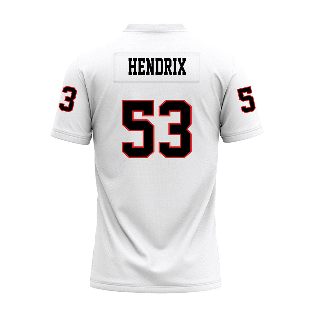 Texas Tech - NCAA Football : Holton Hendrix - White Premium Football Jersey-1