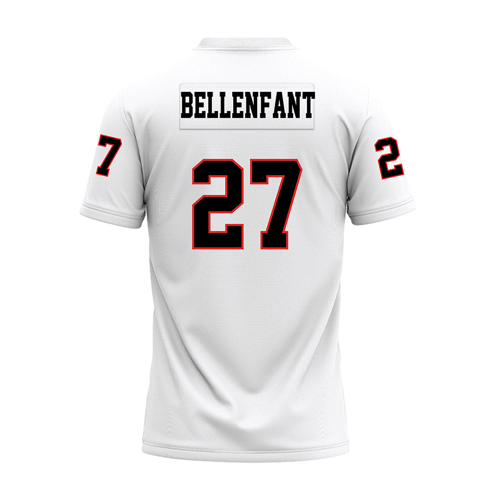 Texas Tech - NCAA Football : Upton Bellenfant - White Premium Football Jersey-1