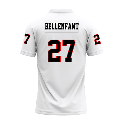Texas Tech - NCAA Football : Upton Bellenfant - White Premium Football Jersey-1