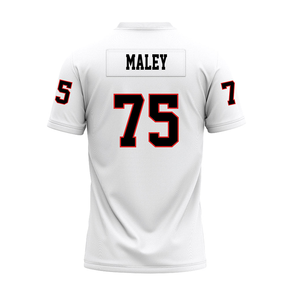 Texas Tech - NCAA Football : Garin Maley - White Premium Football Jersey-1