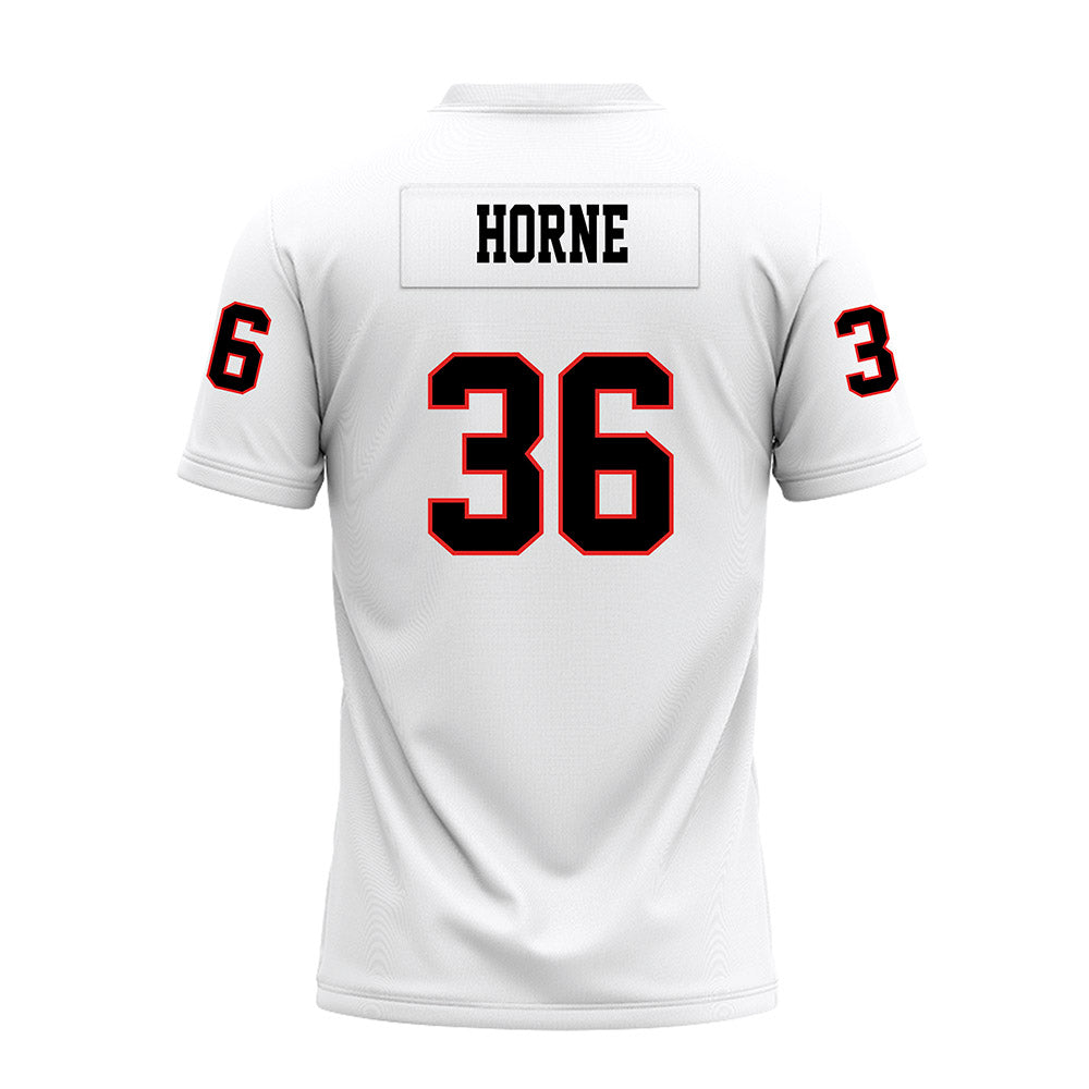 Texas Tech - NCAA Football : Justin Horne - White Premium Football Jersey-1