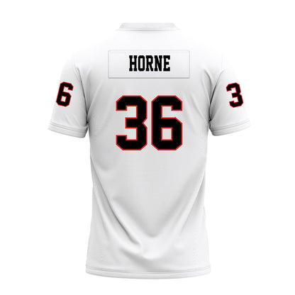 Texas Tech - NCAA Football : Justin Horne - White Premium Football Jersey-1